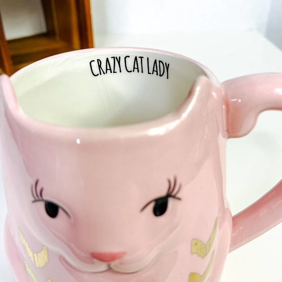 Mug Crazy Cat Lady Collectible Pink - Picture 2 of 5